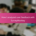 How I analyzed user feedback with SurveyMonkey