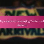 My experience leveraging Twitter’s ad platform