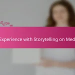 My Experience with Storytelling on Medium