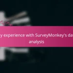 My experience with SurveyMonkey’s data analysis