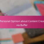 My Personal Opinion about Content Creation via Buffer