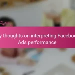 My thoughts on interpreting Facebook Ads performance